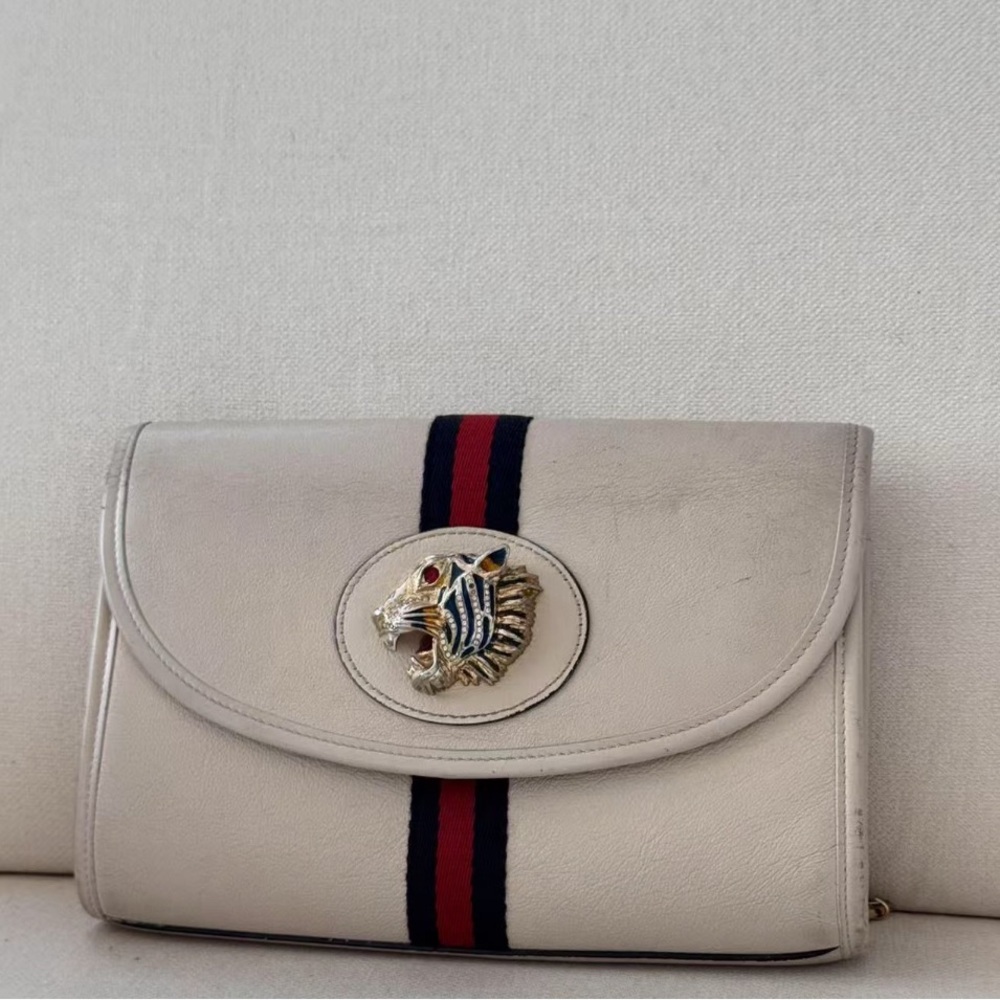 Gucci Rajah Web Chain Bag